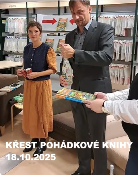 Křest v knihovně Ládví v Praze 8
